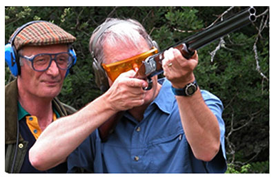 clay pigeon instruction at weston lodge sahooting ground