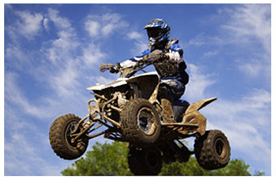 quad biking at weston lodge