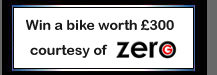 Win a bike worth &pound;300 courtesy of Zero G